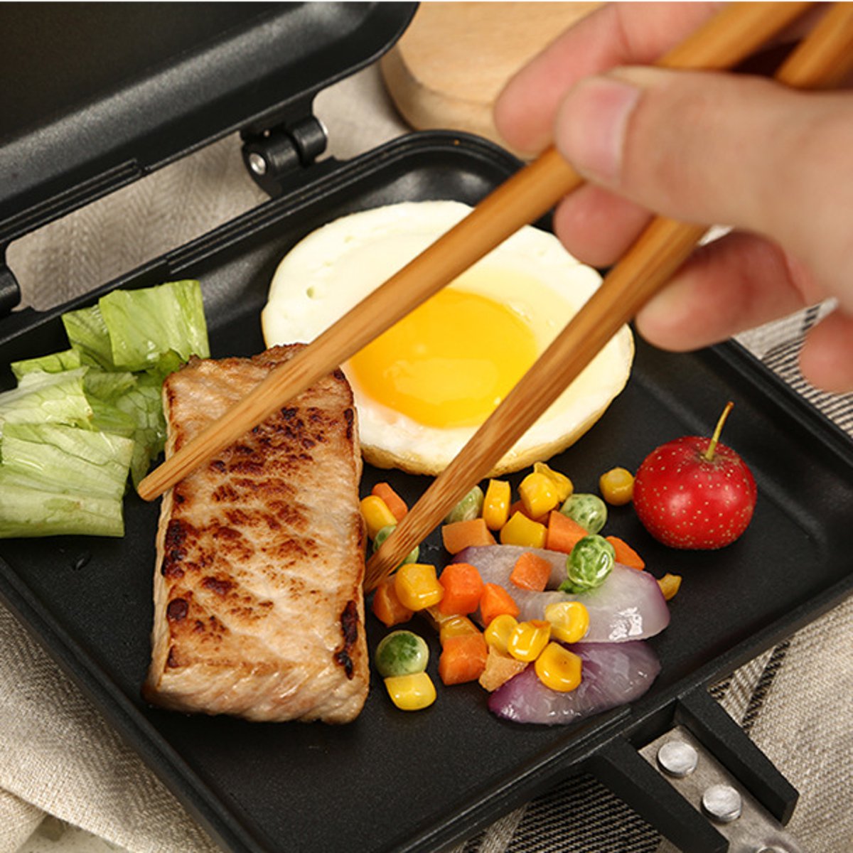 Sandwich Frying Pan Induction Cooker Breakfast Pot Artifact