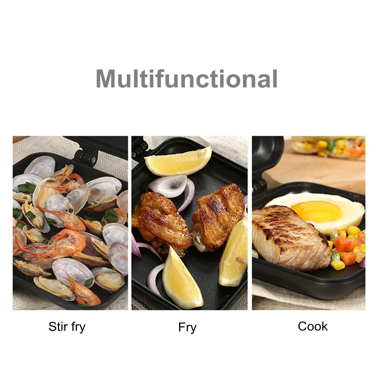 Sandwich Frying Pan Induction Cooker Breakfast Pot Artifact