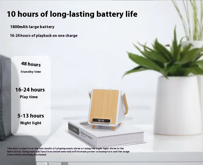 Wireless Charging Induction Bluetooth Speaker Small Night Lamp