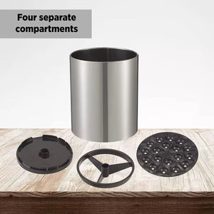 Stainless Steel Rotating Storage Bucket 30 Days Replacement Warranty