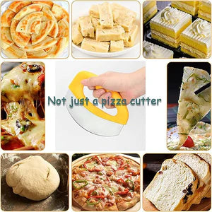 Mezzaluna Chopper Pizza Cutter 30 Days Replacement Warranty