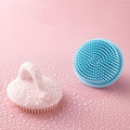 Baby Shower Brush To Remove Dandruff Silicone Scrubbing Cotton Shampoo Artifact