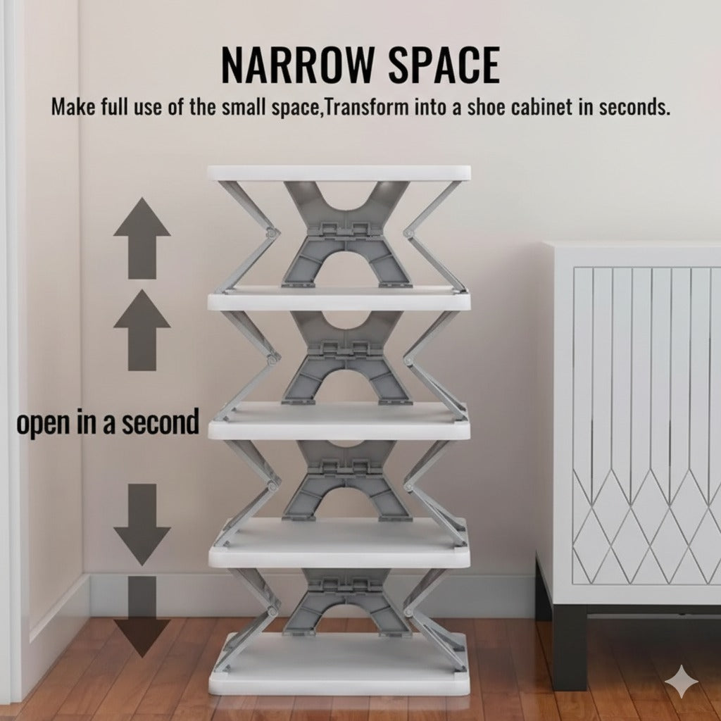 Modular Stackable Shoe Rack