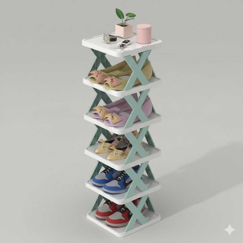 Modular Stackable Shoe Rack
