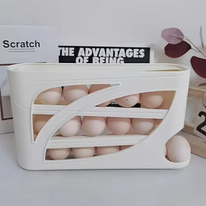Rolling Egg Dispenser Rack