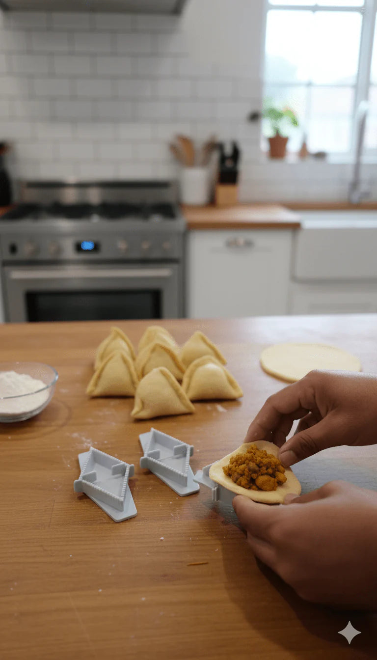 Triangle Samosa Dumpling Dough Mold Maker Set